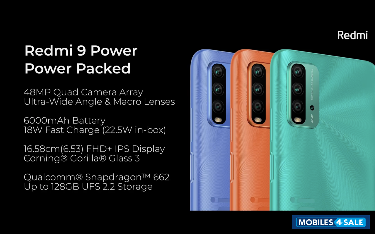 Redmi  9 Power 4GB series NOT SECOND HAND ( BRAND NEW STILL UNBOXED)