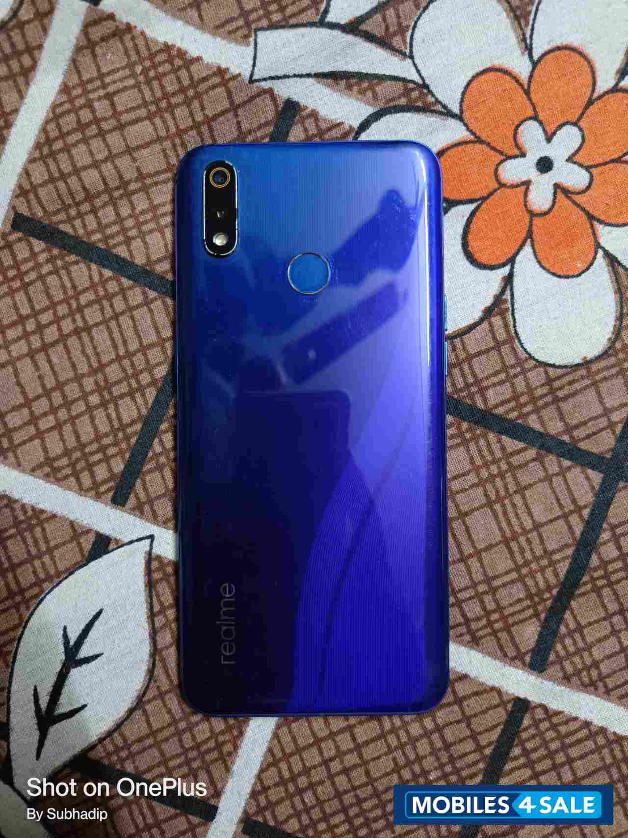Blue Realme  3 pro