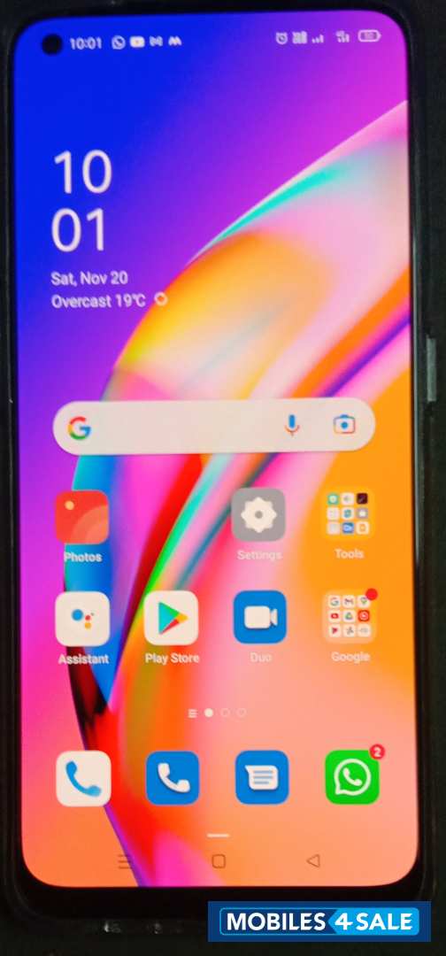 Silver Oppo  F19 pro plus