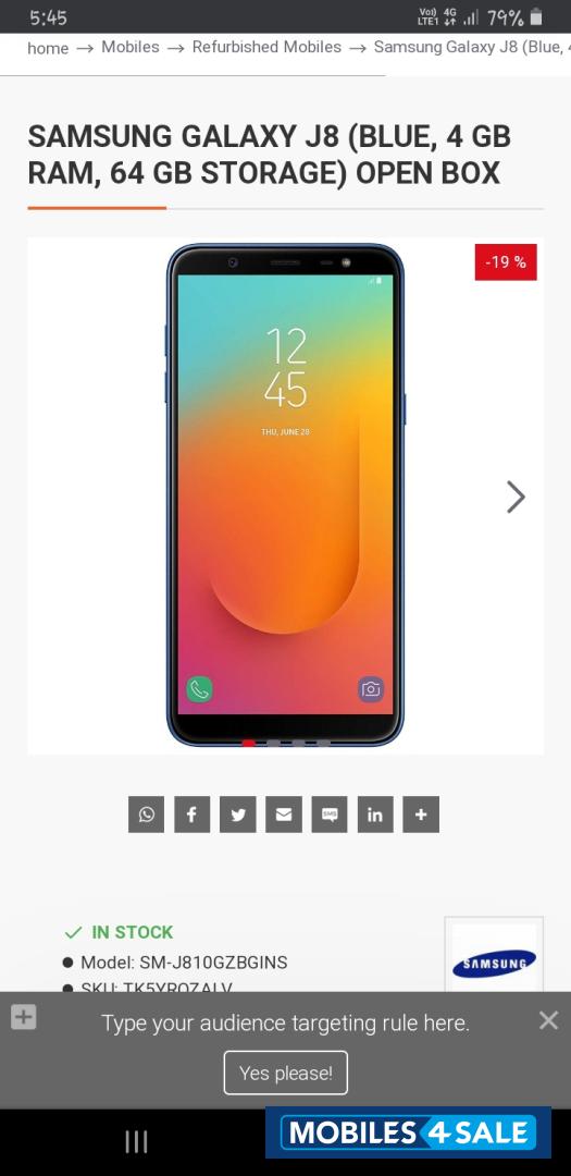 Samsung  j8