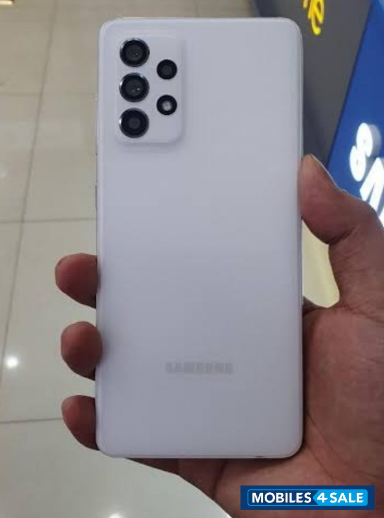 White Samsung  a72