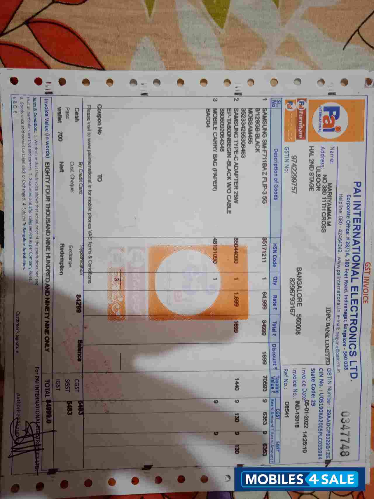 Samsung  Galaxy z flip 3