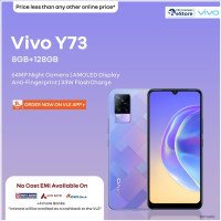 Black Vivo Y-series vivo y73 8gb 128gb