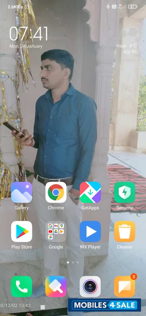 Blue Xiaomi Redmi note7