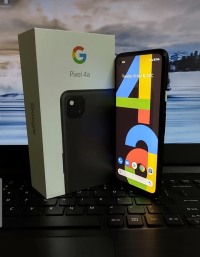 Black Google  pixel 4a