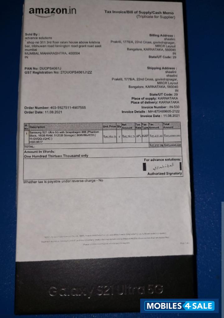 Samsung  Galaxy s21 ultra