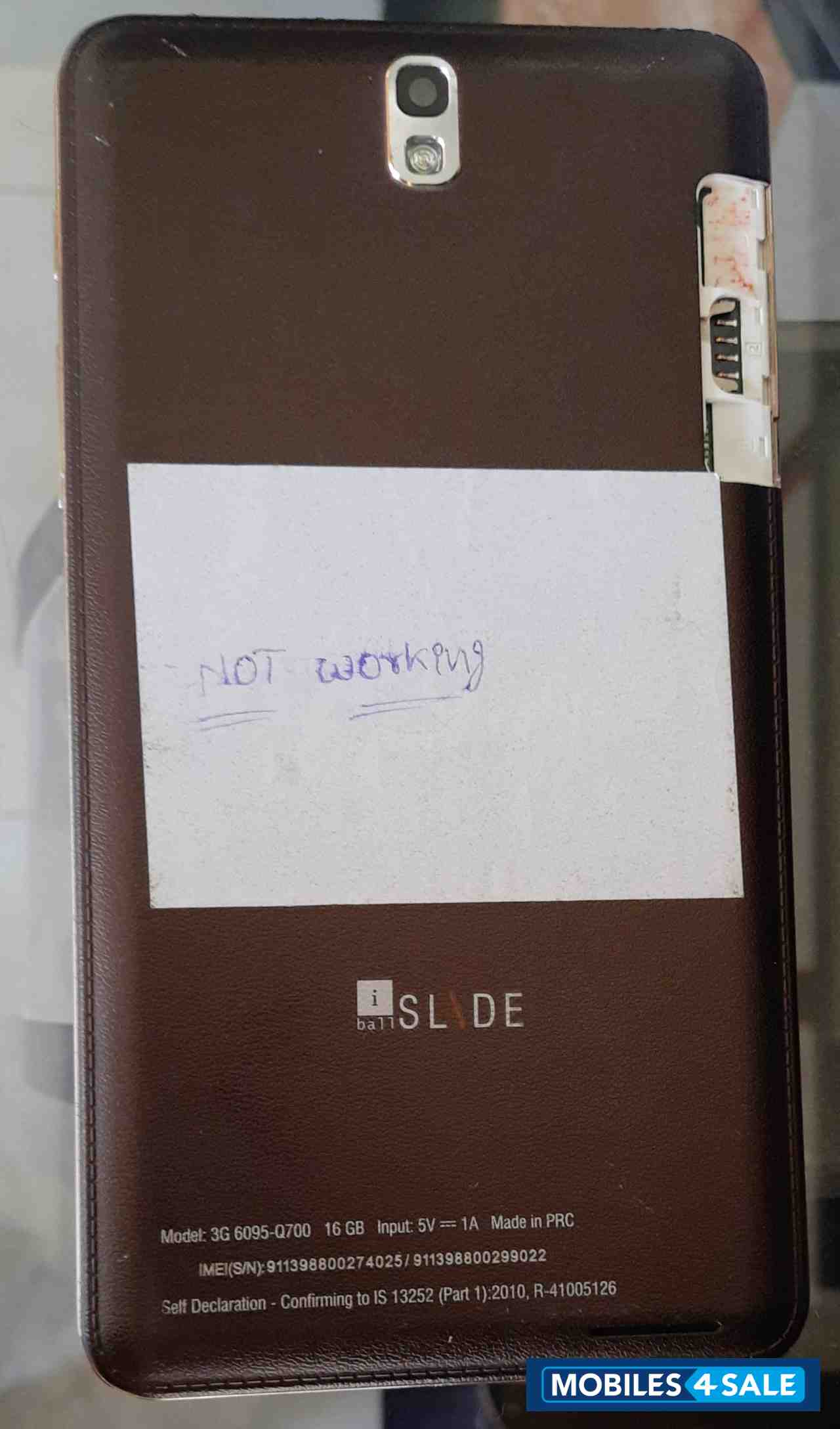 iBall Slide 3G 6095-Q700 iBall Slide 3G 6095-Q700