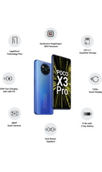 Steel Blue POCO  X3 pro