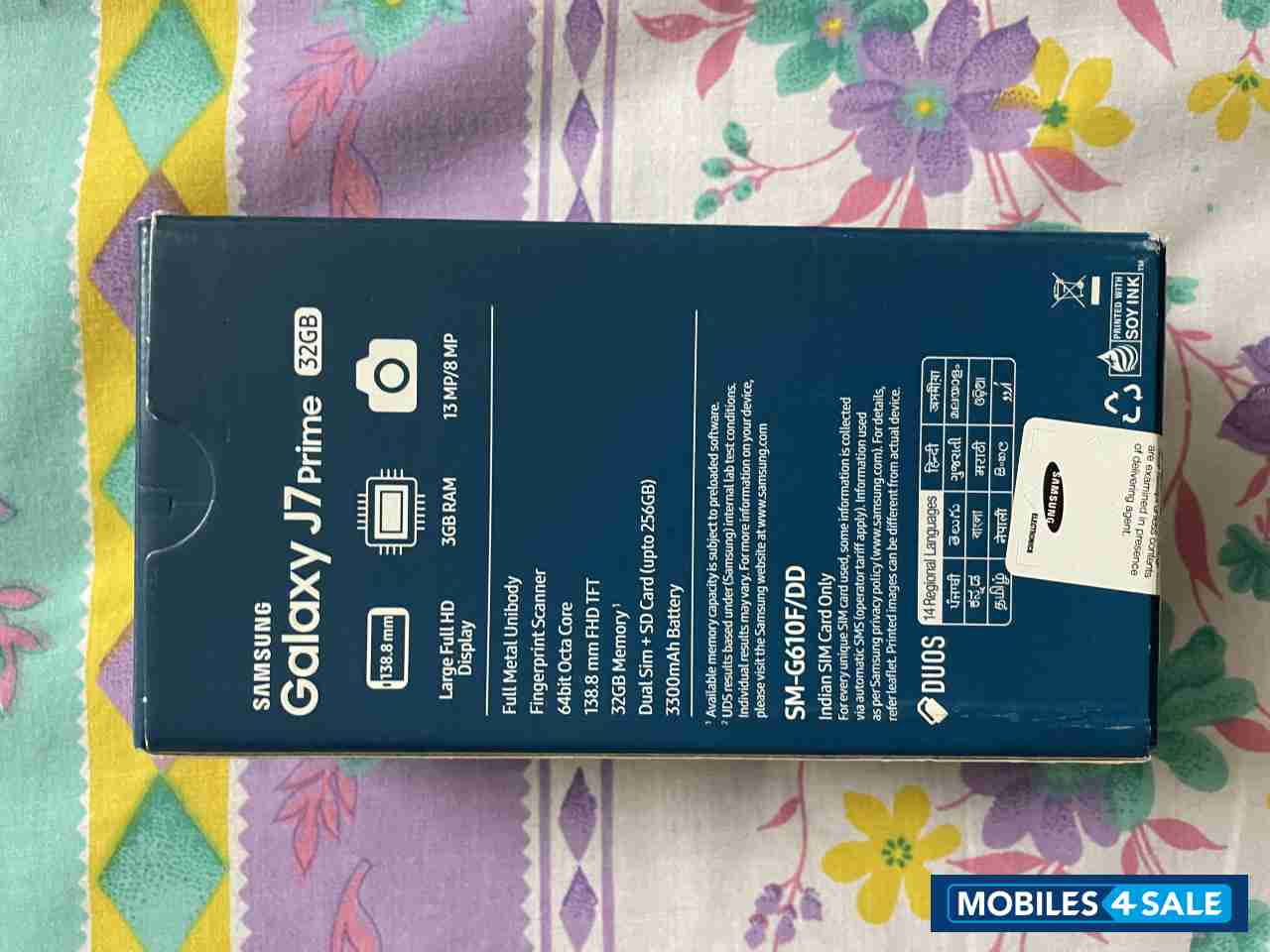 Black Samsung Galaxy J7 Prime