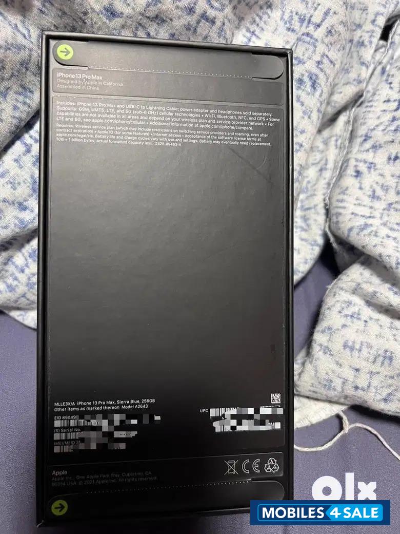 Apple  I PHONE 13 PRO 256 GB BLUE