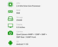 Black Samsung  Galaxy A52s 5G