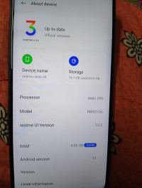 Blue Realme  Narzo 30