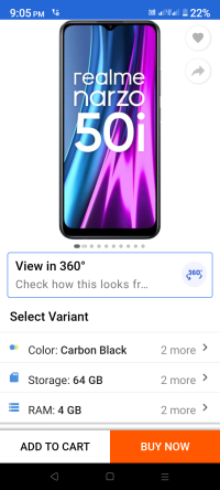 Realme Narzo 50I