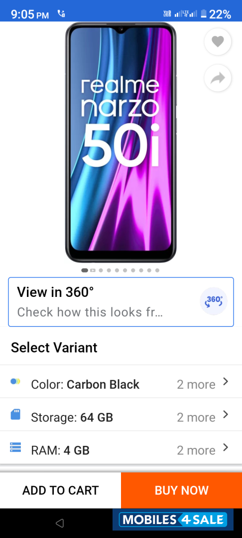 Realme  Narzo 50I