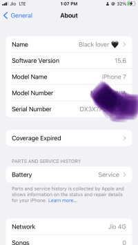 Black Apple iPhone 7