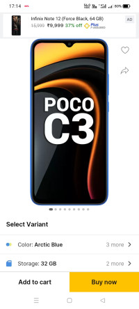 Blue POCO  C3