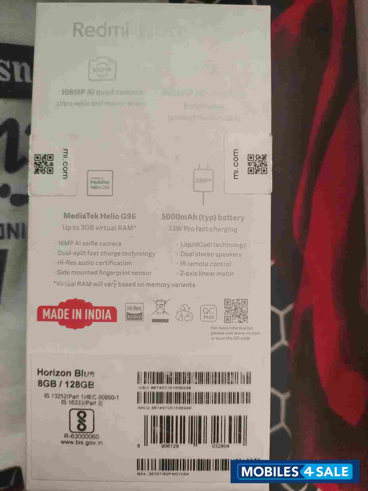 Xiaomi  Xiaomi Redmi note 11s