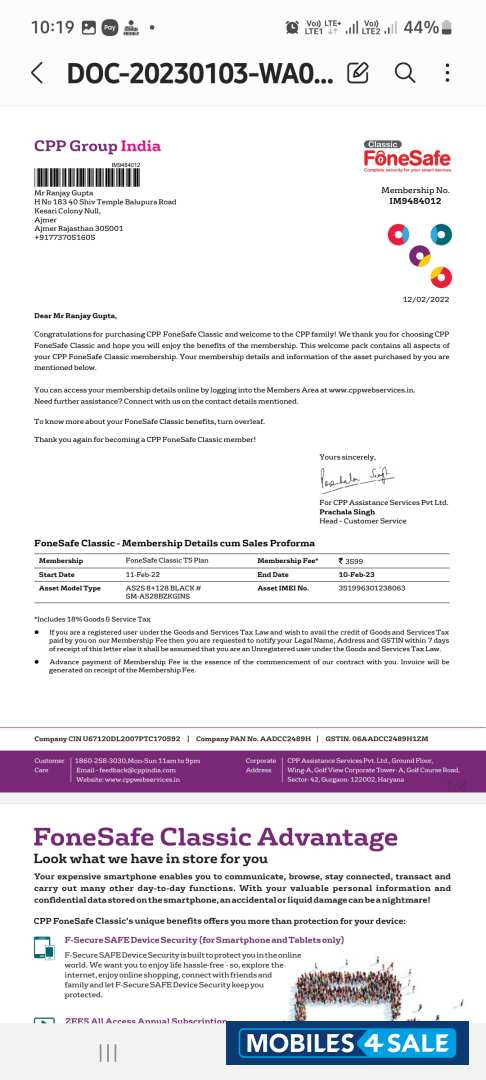 Samsung  Galaxy A 52S 5G