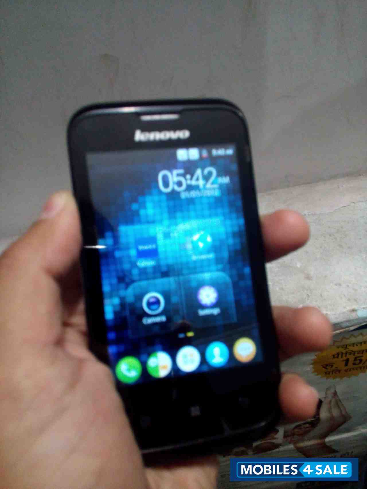 Black Lenovo A60 Plus
