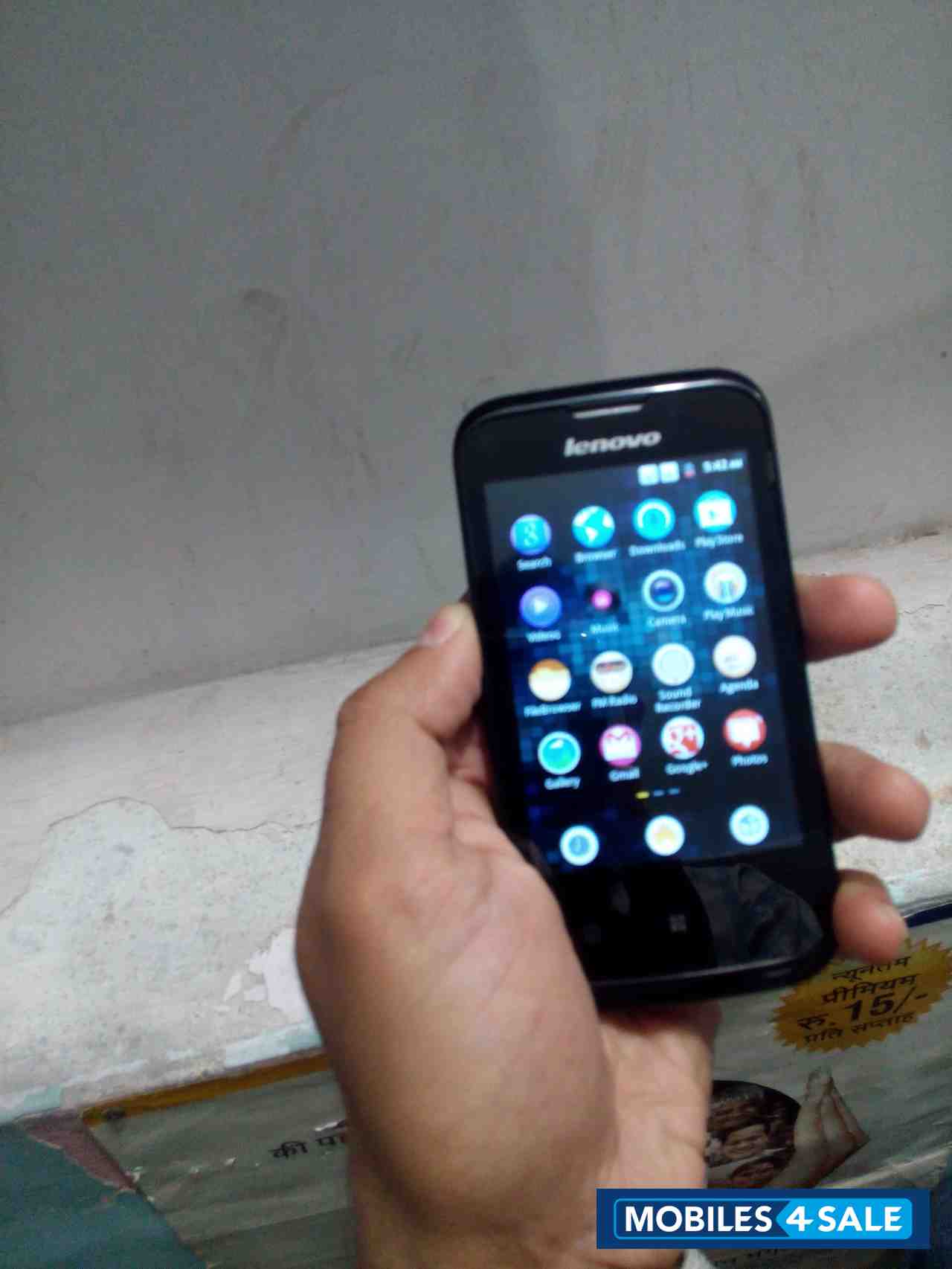 Black Lenovo A60 Plus