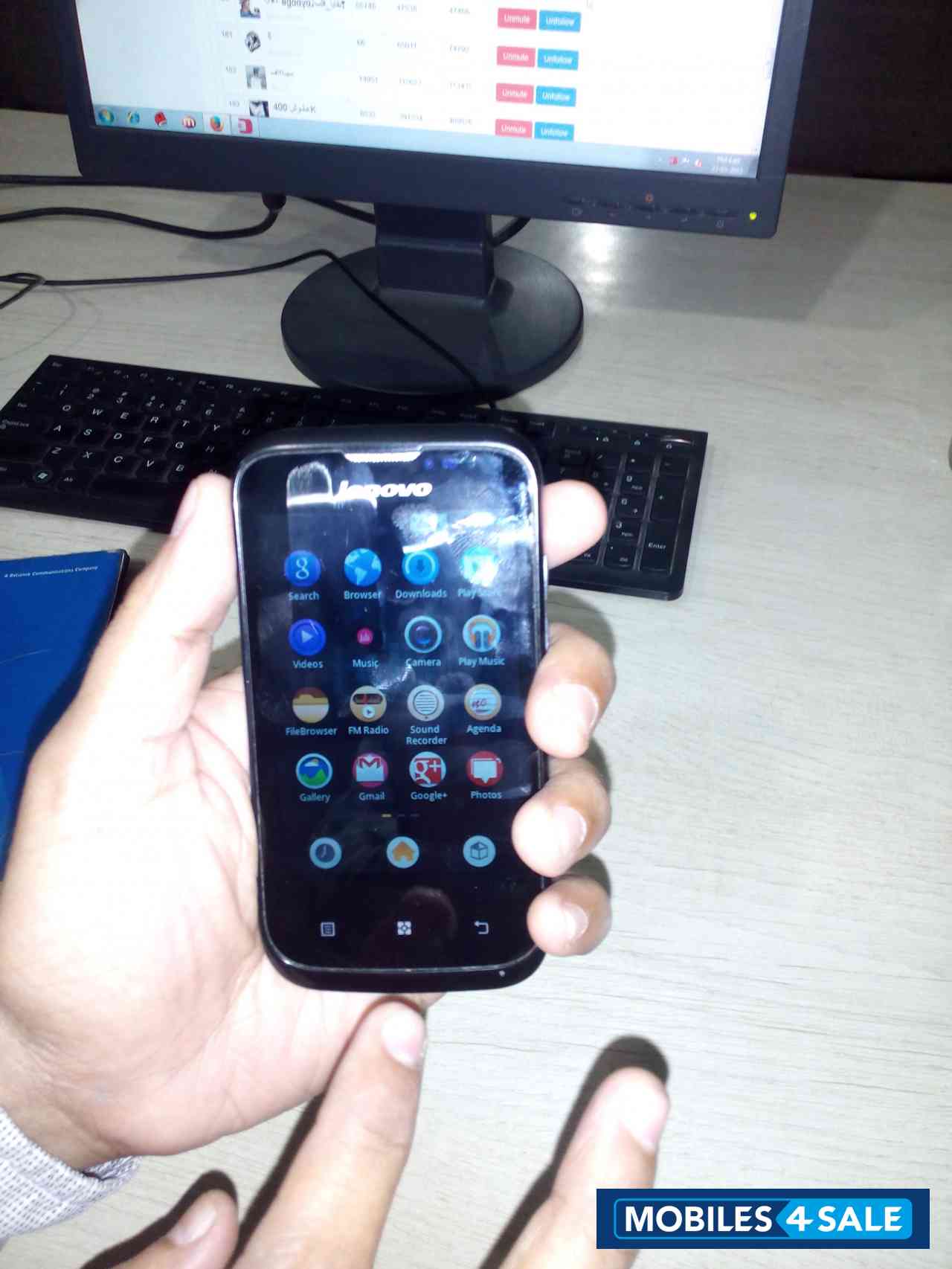 Black Lenovo A60 Plus