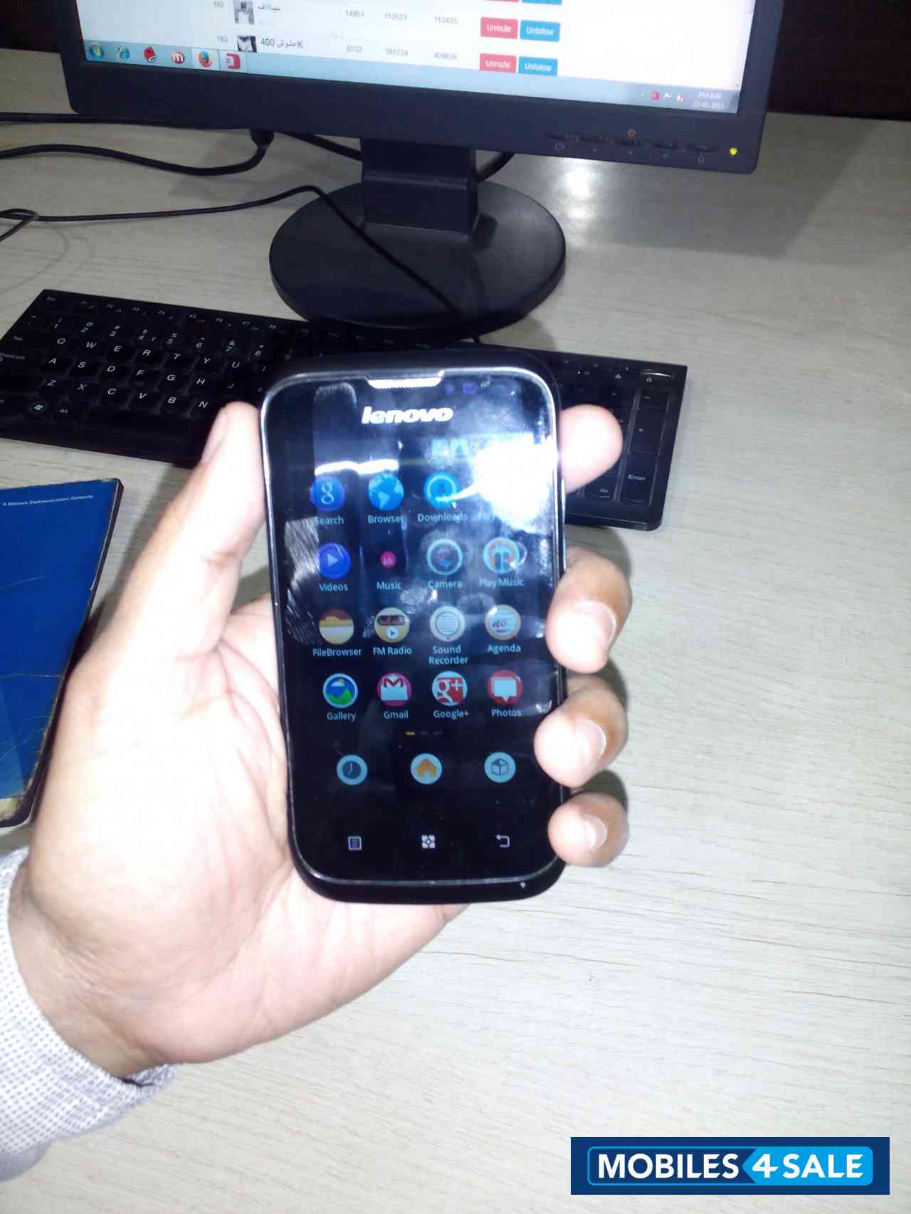 Black Lenovo A60 Plus