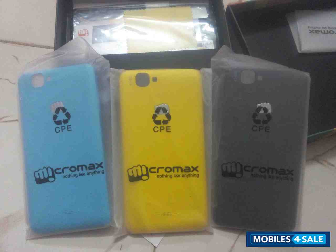 Black Micromax Canvas 2 Colors A120