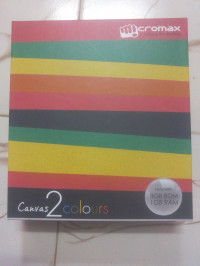 Black Micromax Canvas 2 Colors A120