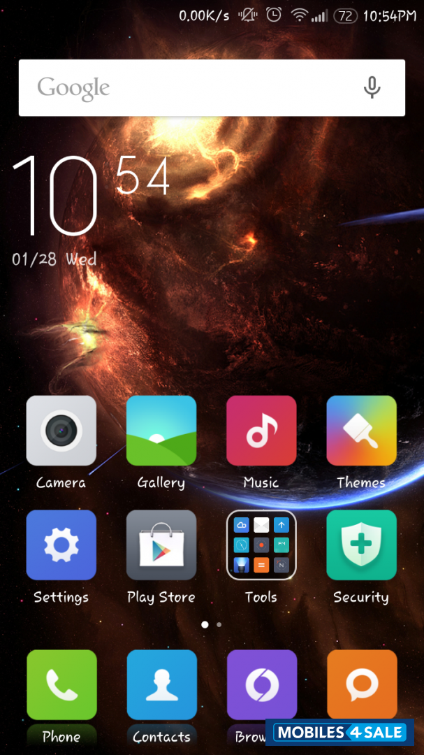 White Xiaomi Redmi Note