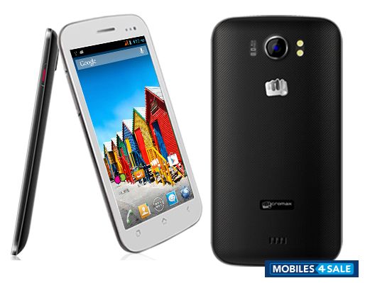 White Micromax Canvas 2 Plus A110Q