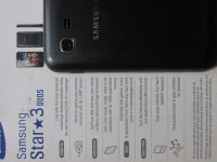 Black Samsung Star 3 Duos