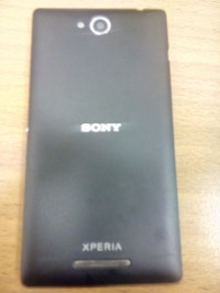 Black Sony Xperia C
