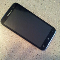Black Lenovo A850