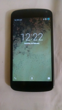 Black LG Nexus 4