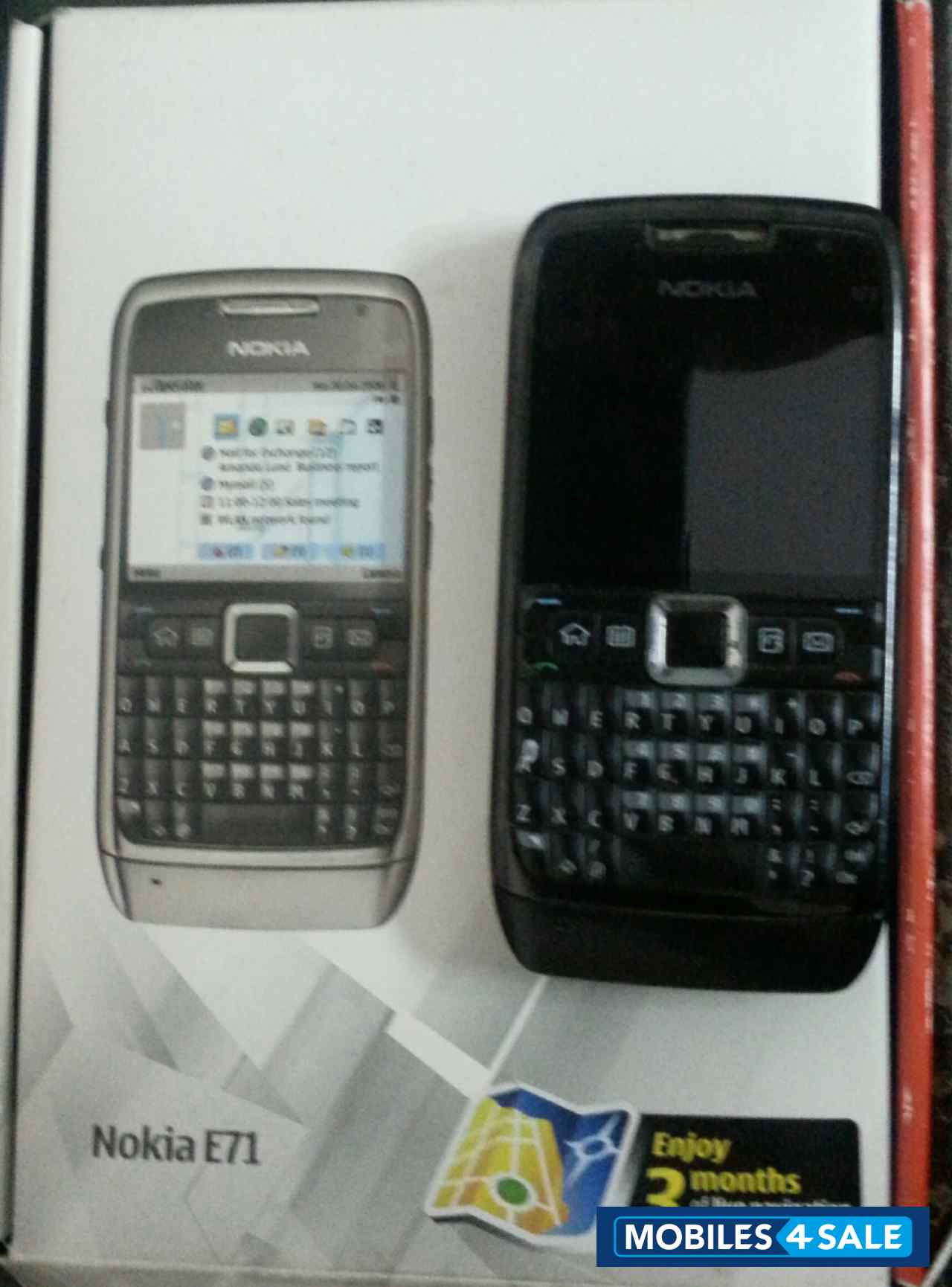 Black Steel Nokia E71