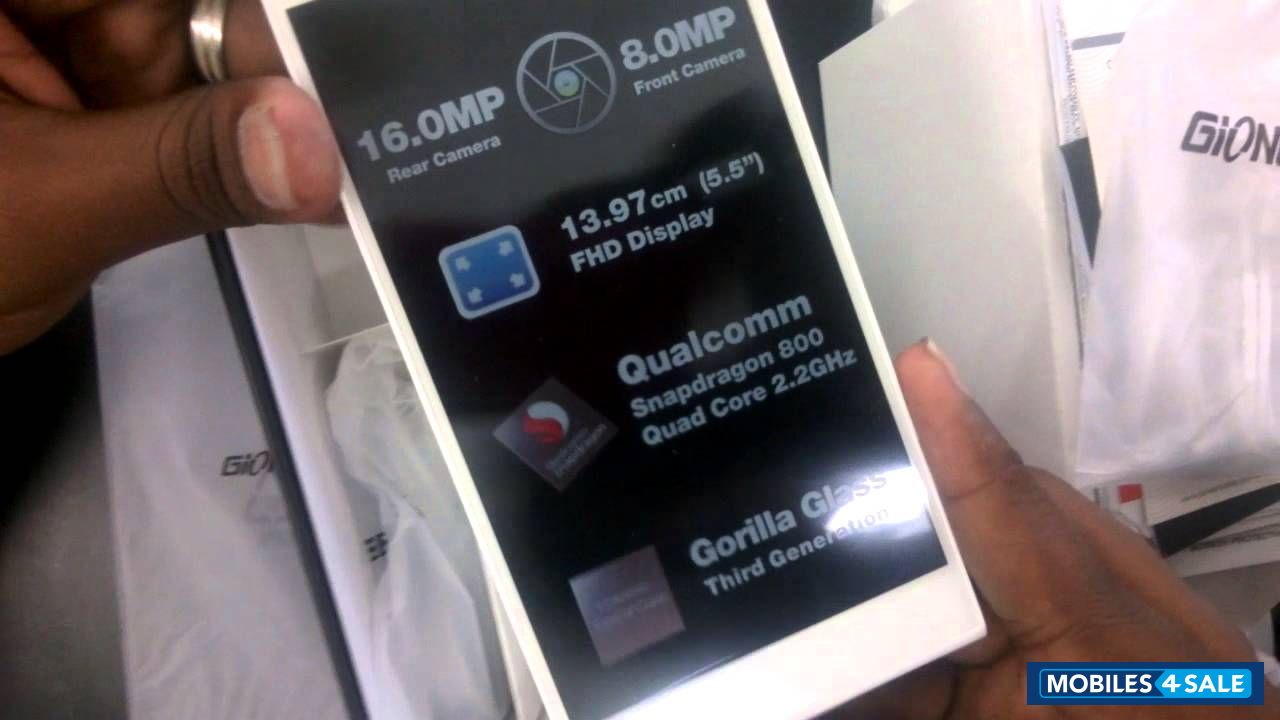 White Gionee Elife E7