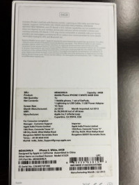 White Apple iPhone 5