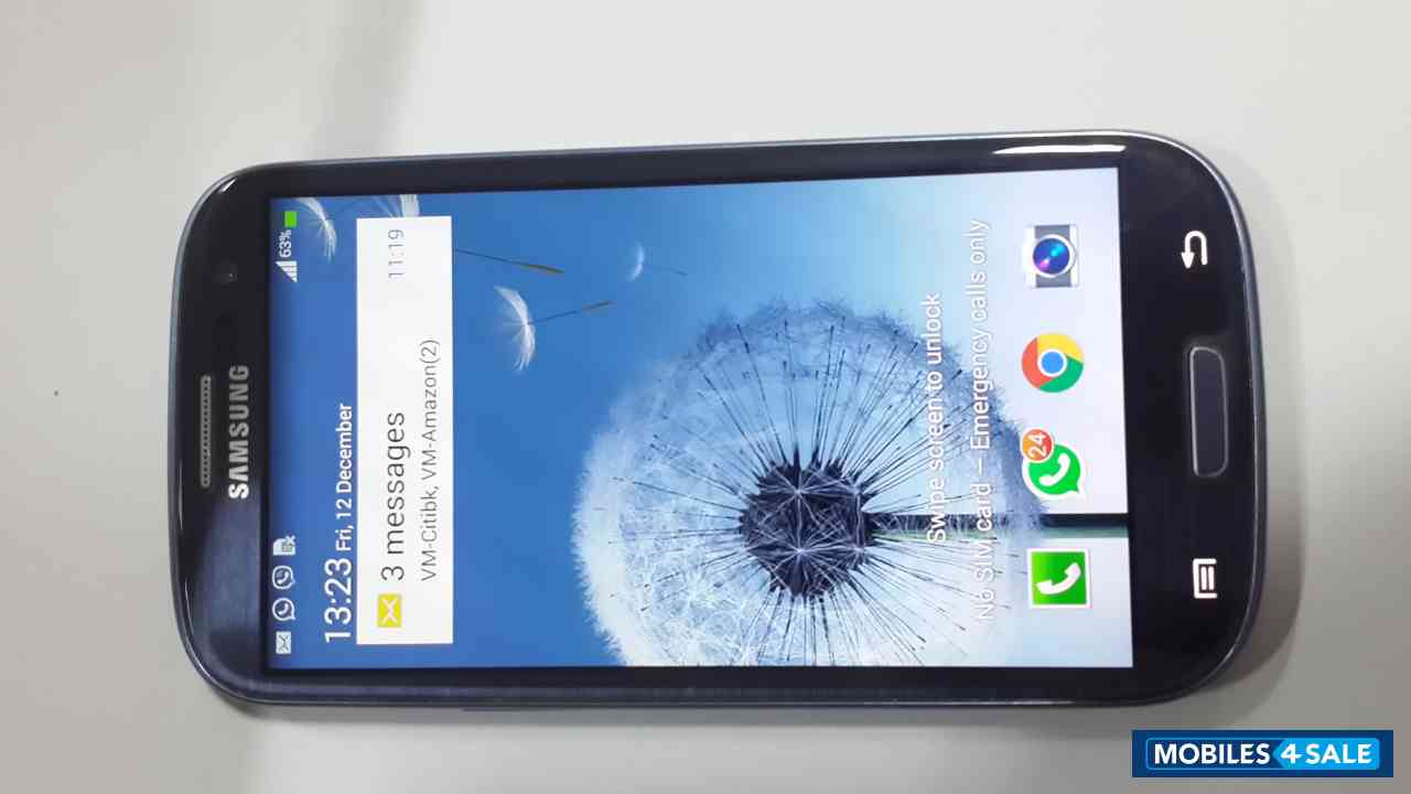 Pebble Blue Samsung Galaxy S3