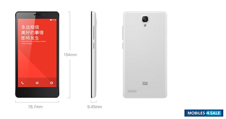 White Xiaomi Redmi Note 4G