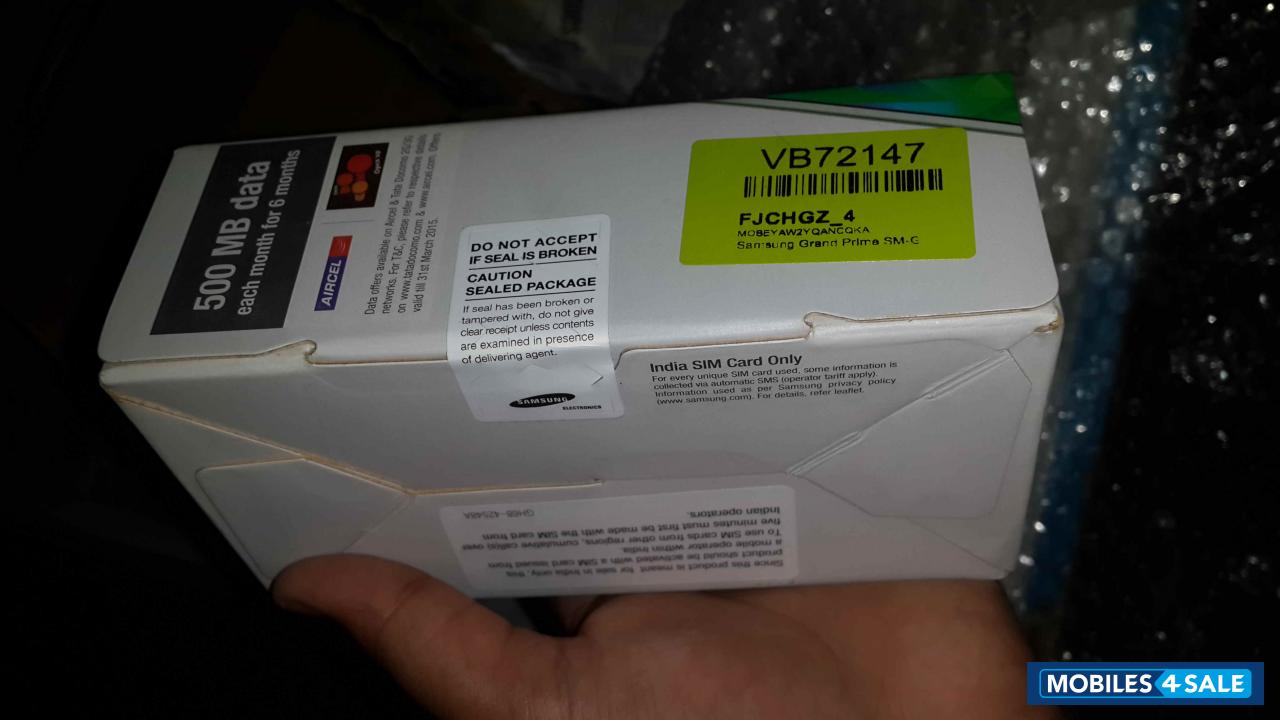 White Samsung Galaxy Grand Prime