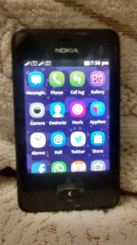 Black Nokia Asha 501