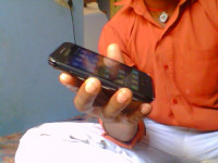 Black Samsung Galaxy Ace Plus