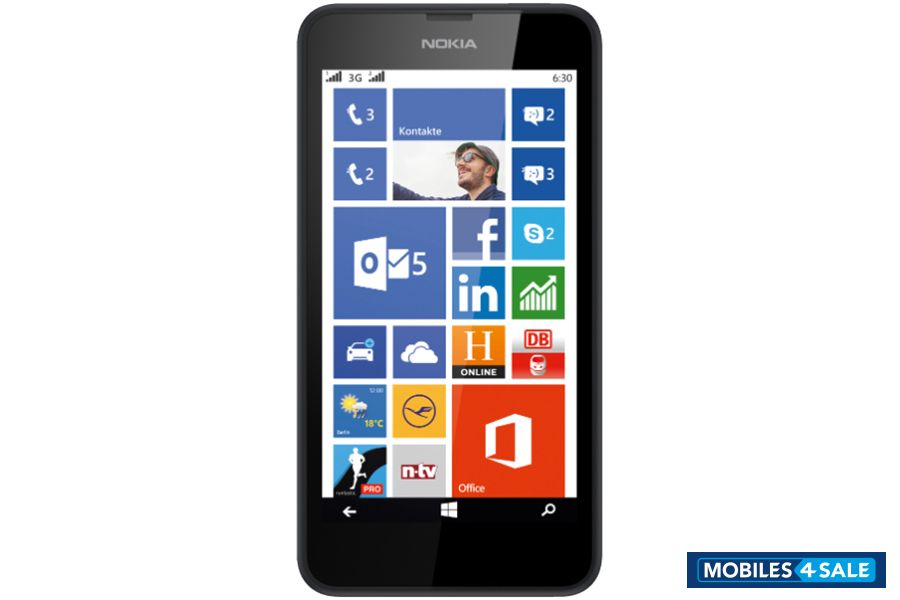 Black Nokia Lumia 630