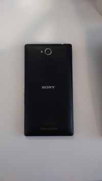 Black Sony Xperia C