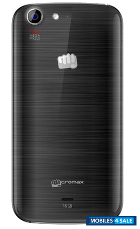 Black Micromax Canvas 4 A210