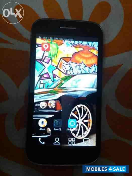 Black Micromax Canvas HD A116