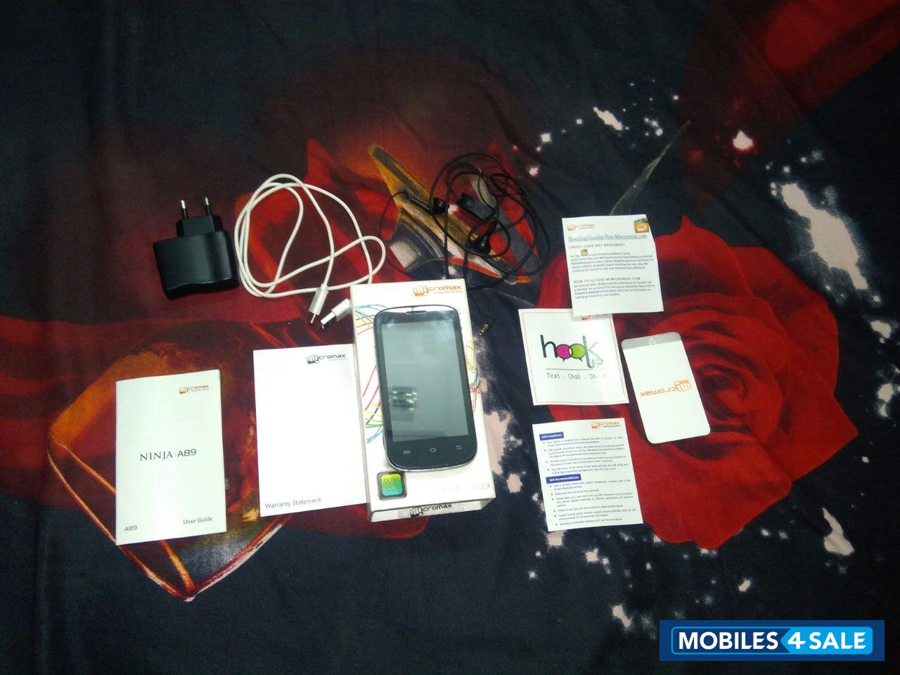 Black Micromax A89 Ninja