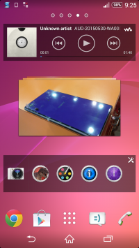 Black-purple Sony Xperia Z1