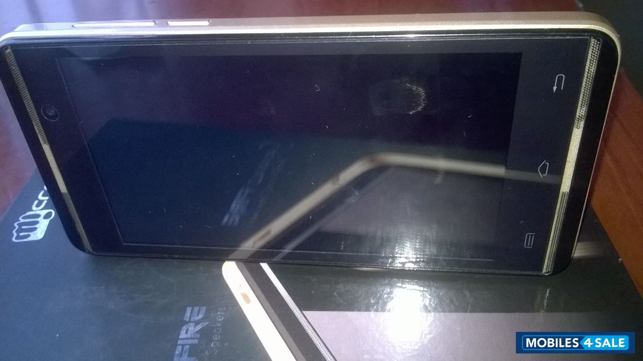 Black And Gold Micromax Canvas Fire A104
