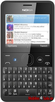 Black Nokia Asha 210